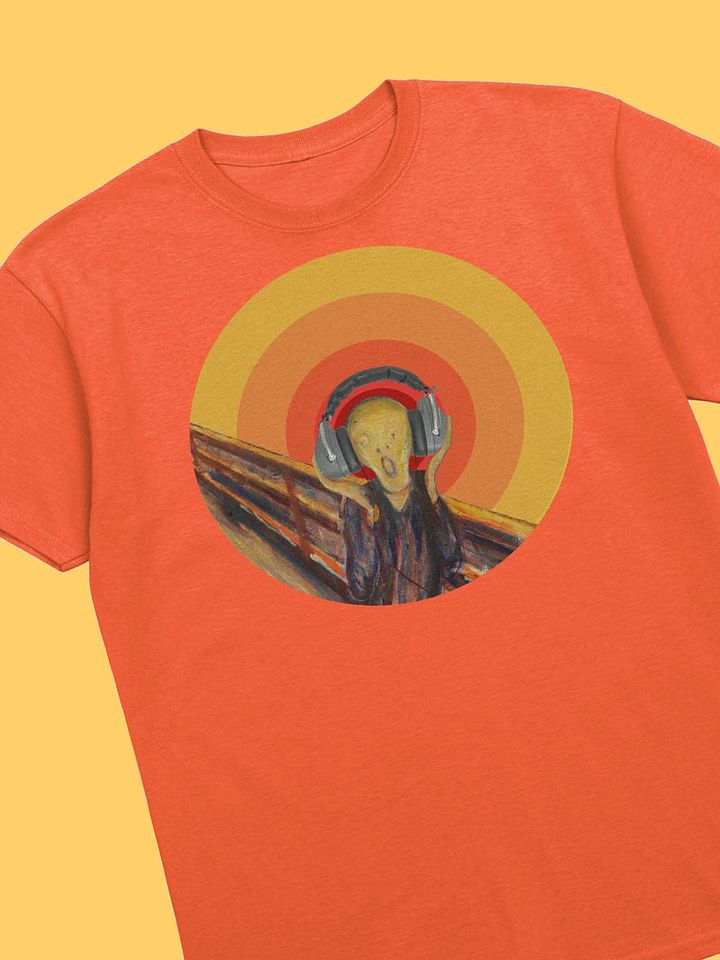 Fan´s scream by Frank Fonik, Techno EDM Unisex t-shirt product image (1)