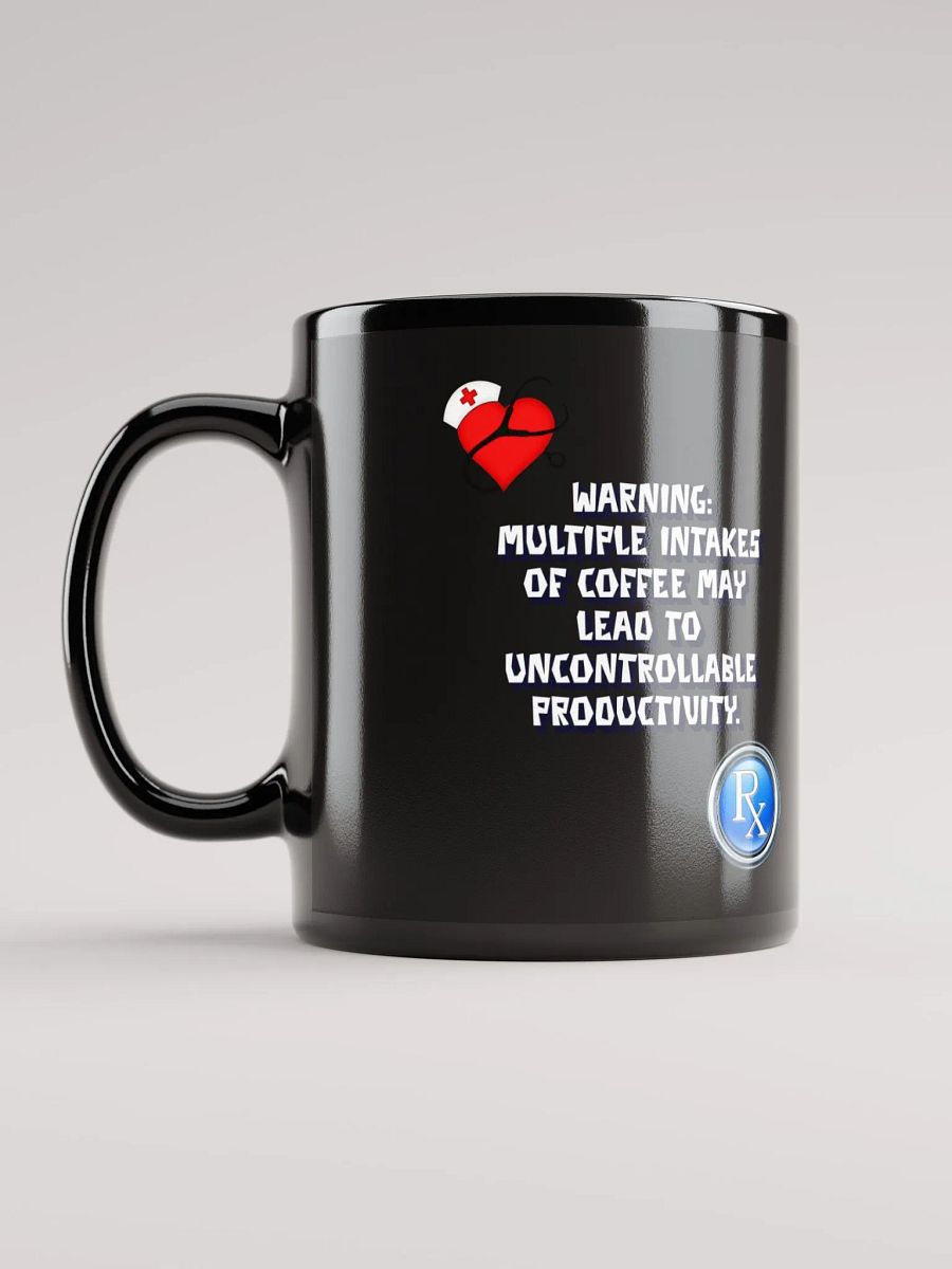 Multiple Intakes of Coffee May Lead To Productivity - Funny Black Mug product image (11)
