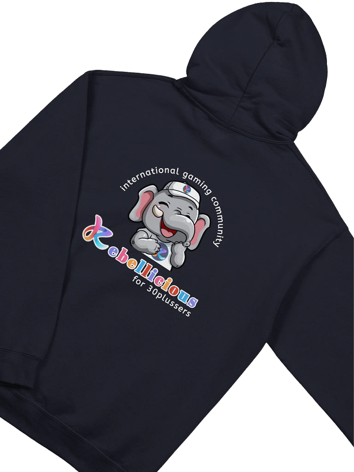 Rebellicious Laughing Rebelphant Gildan Hoodie product image (30)