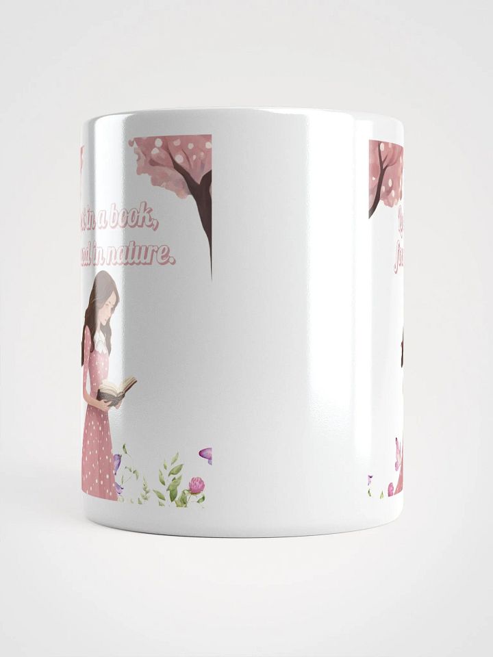 Lost In A Book, Found In Nature White Mug product image (1)