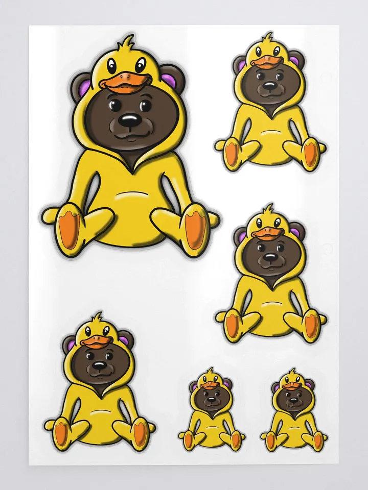 Squishy Bear 6Stickers product image (2)