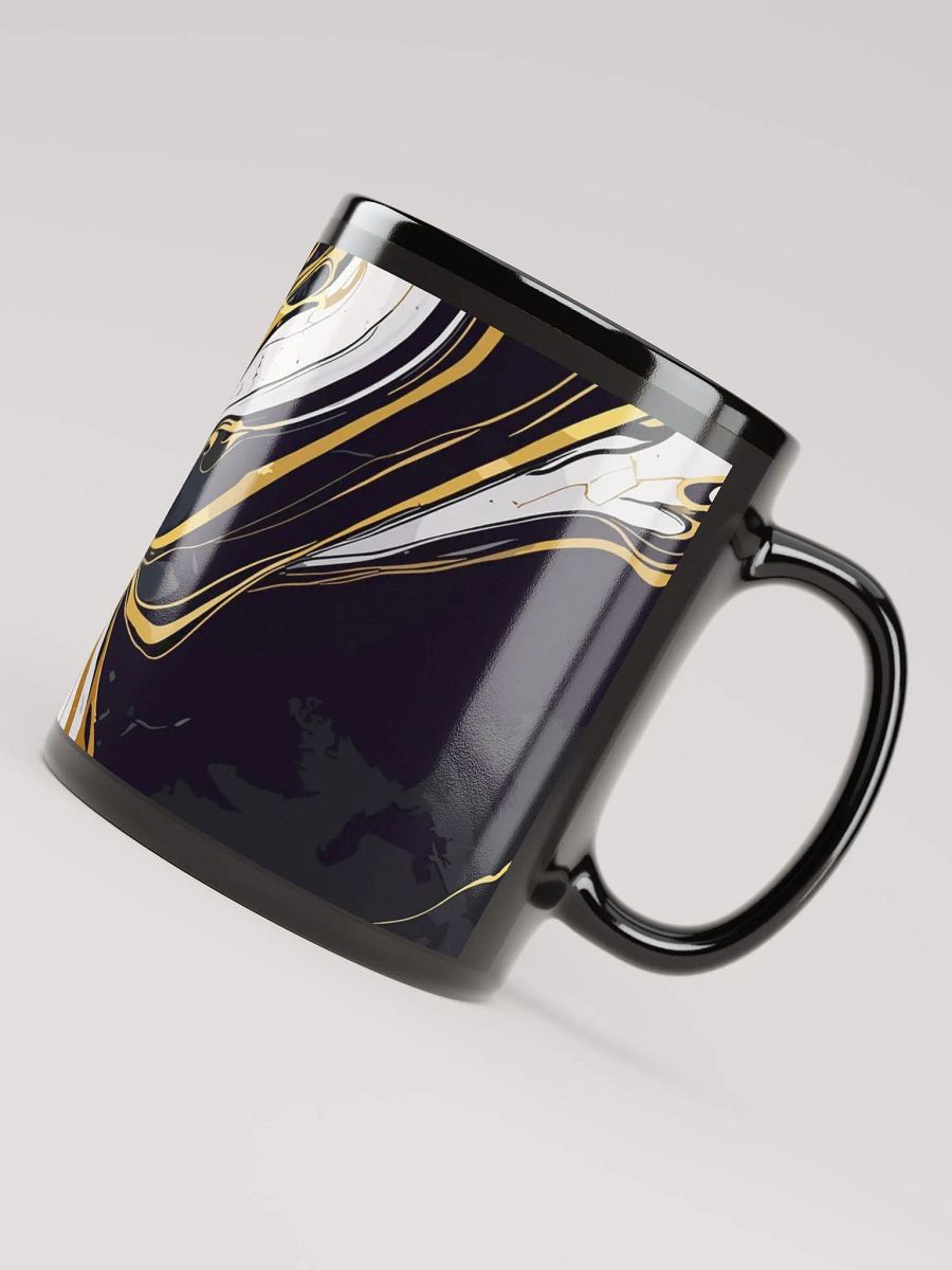 Elegant Flow Black Marble Mug product image (5)