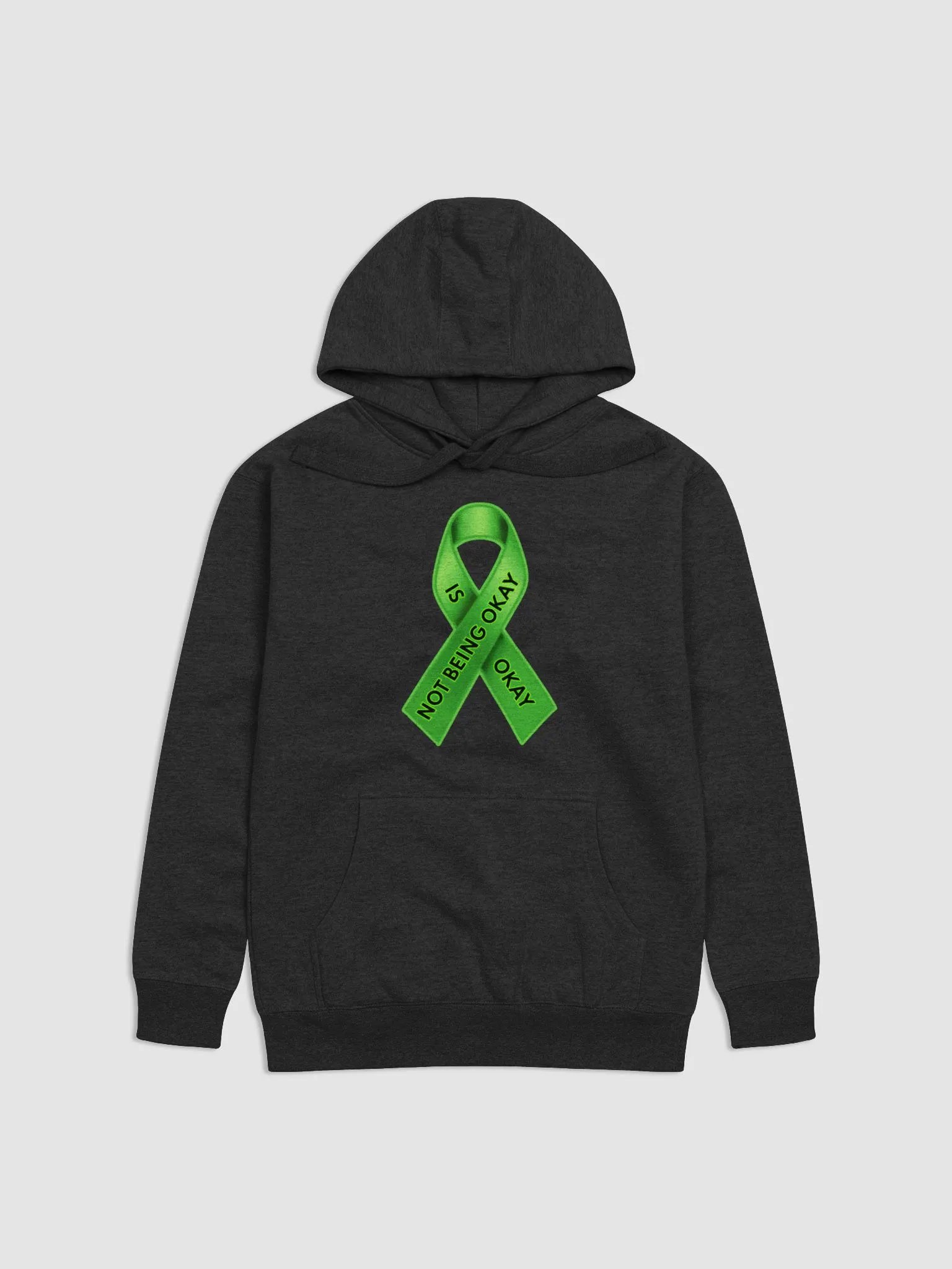 Green Ribbon Awareness Premium Hoodie product image (4)