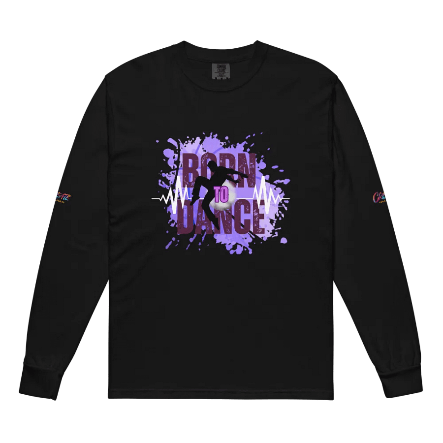 Elegant Born to Dance His Silhouette Long Sleeve Shirt product image (4)