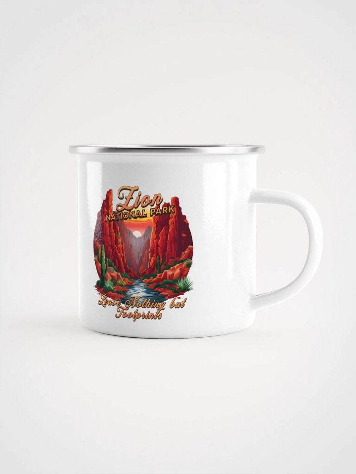 Zion National Park Enamel Mug product image (1)