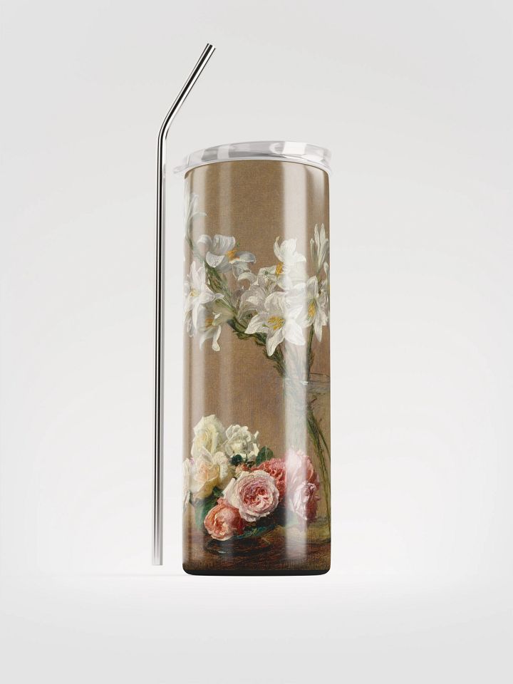 Roses and Lilies (1888) – Floral Wrapped Tumbler product image (1)