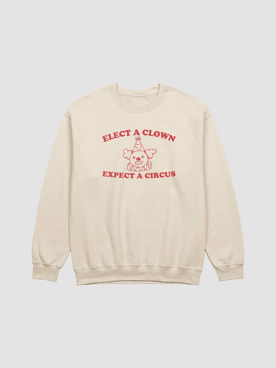 Elect a clown expect a circus Crewneck product image (3)