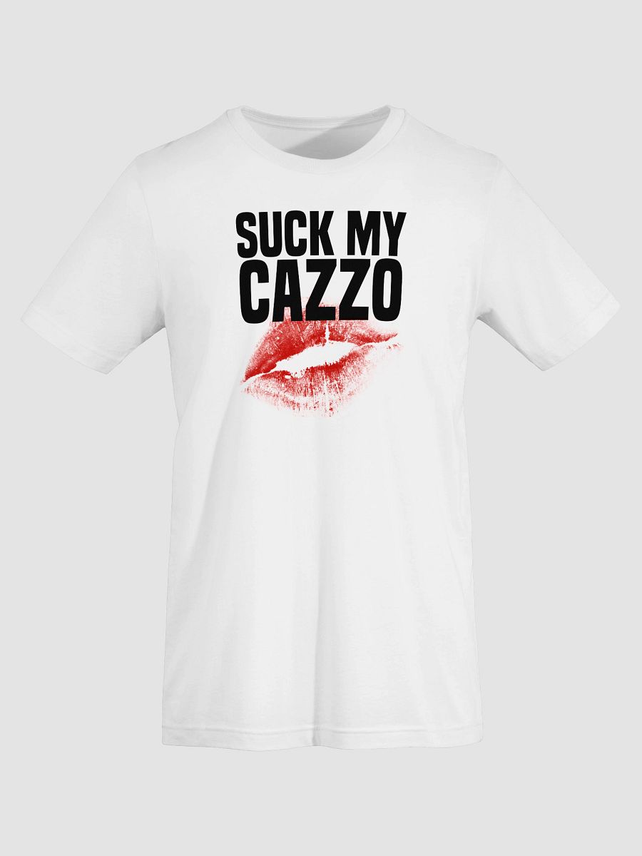 SUCK MY CAZZO t-shirt white product image (7)