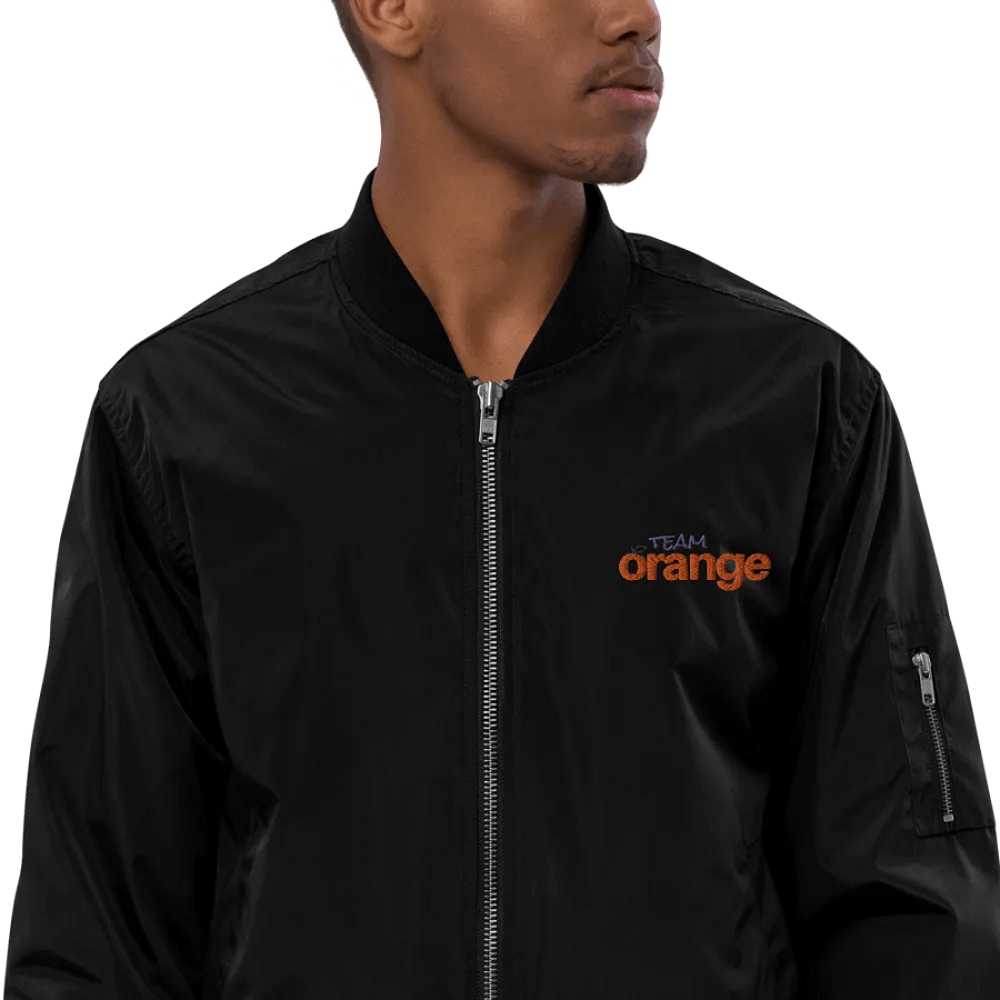 Team Orange Bomber Jacket product image (1)