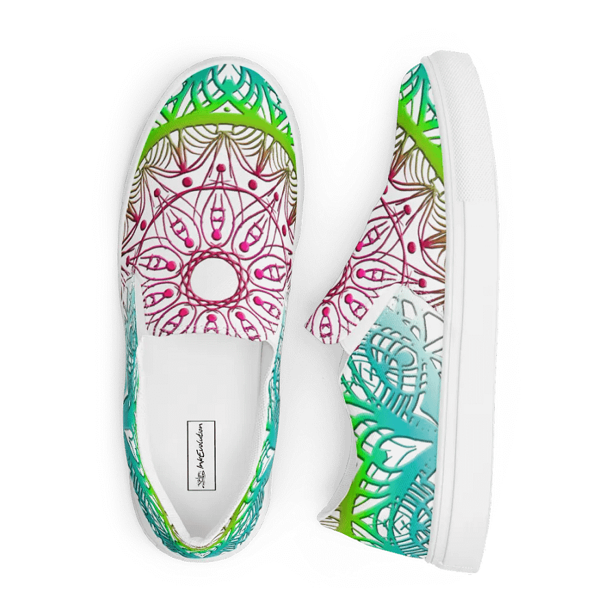 Radiant Mandala Slip-Ons product image (2)