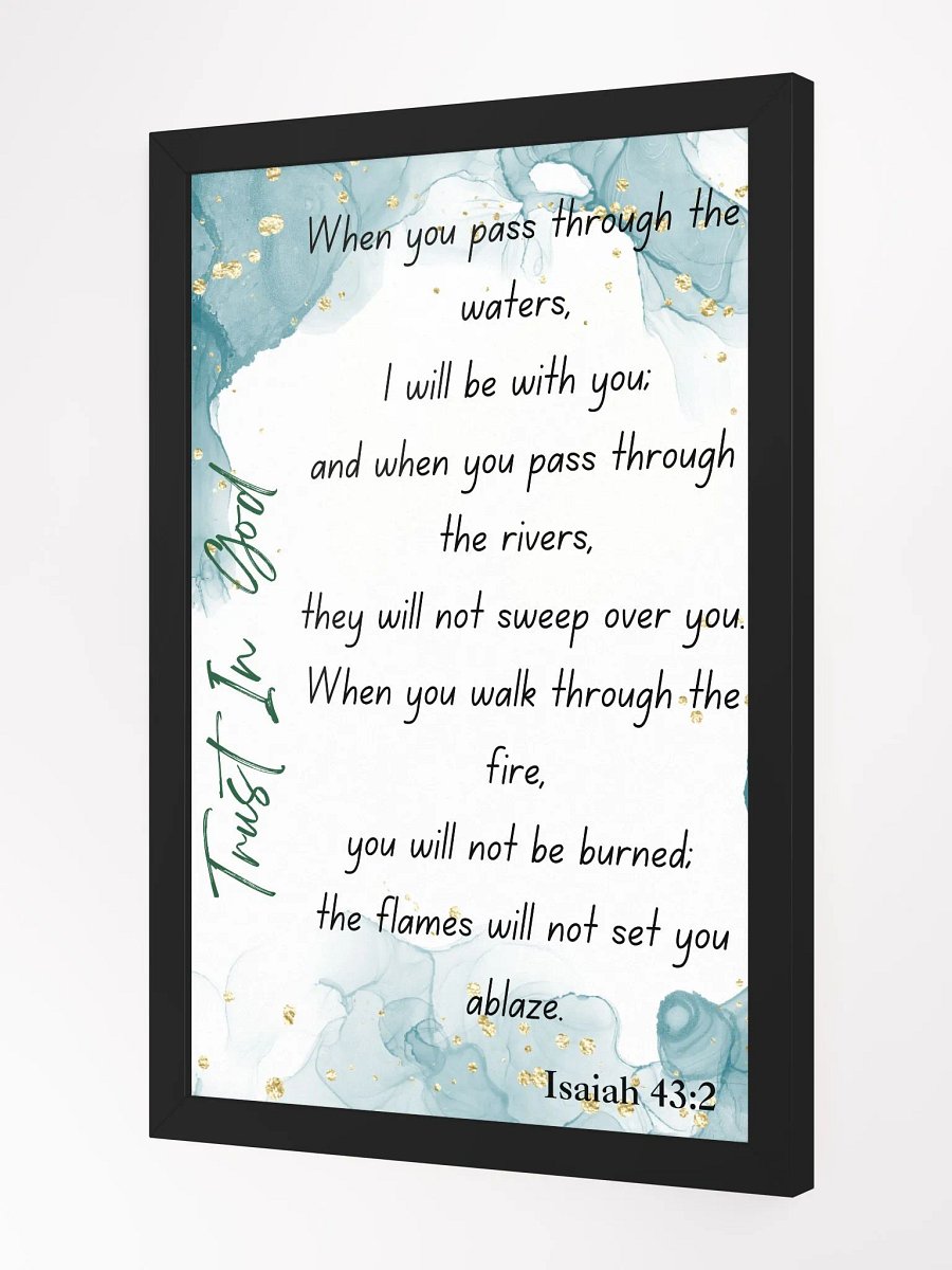 Trust In God Isaiah 43:2 product image (2)