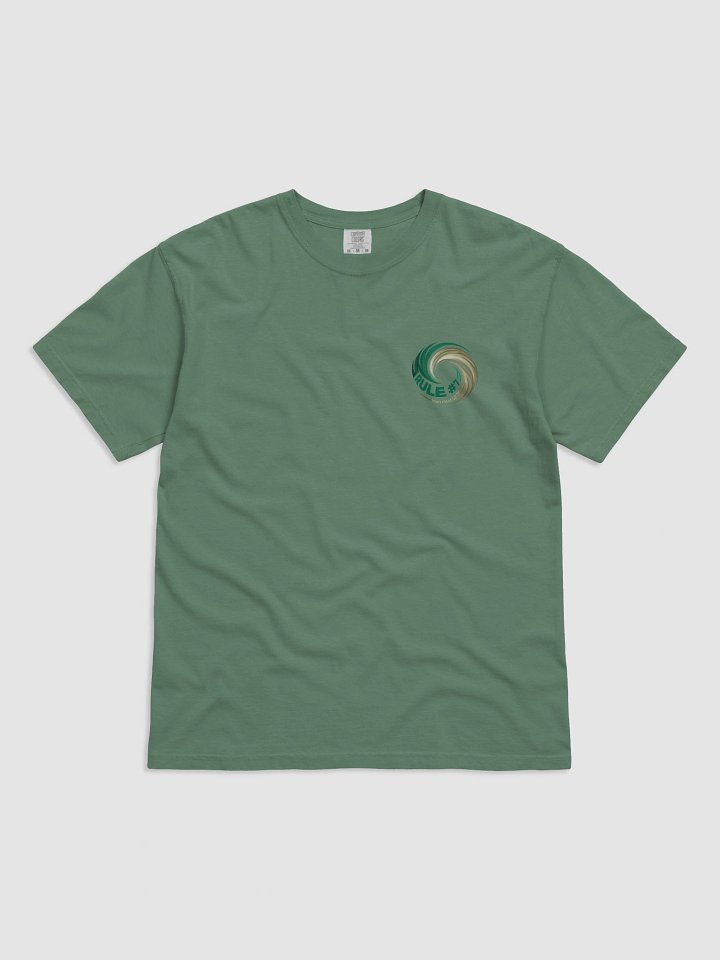 Rule #7 T-Shirt Green and Gold product image (5)