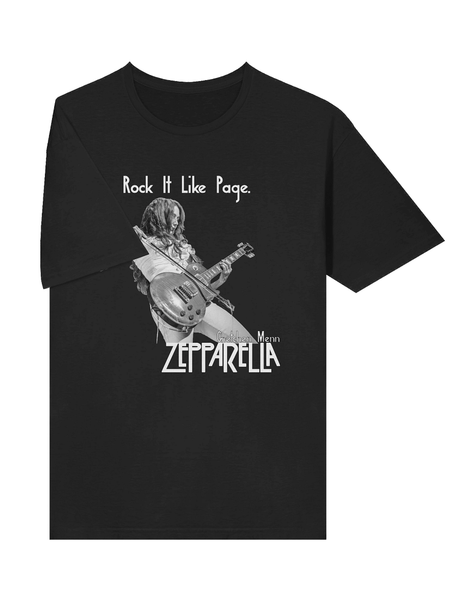 Rock It Like Page - Gretchen Menn Tee - Black and White Design product image (5)