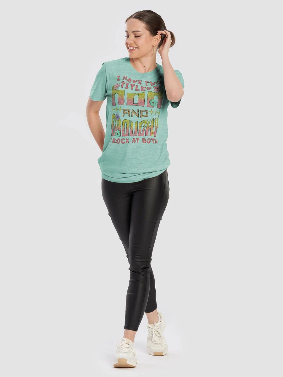I Have Two Titles Mom & Grouchy Floral T-Shirt product image (15)