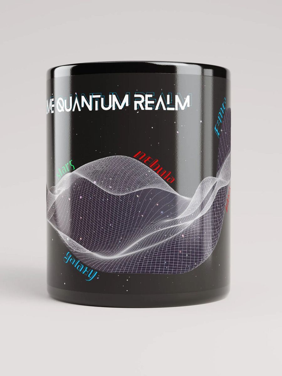 SpaceTime Quantum Realm - Premium Black Glossy Mug product image (6)