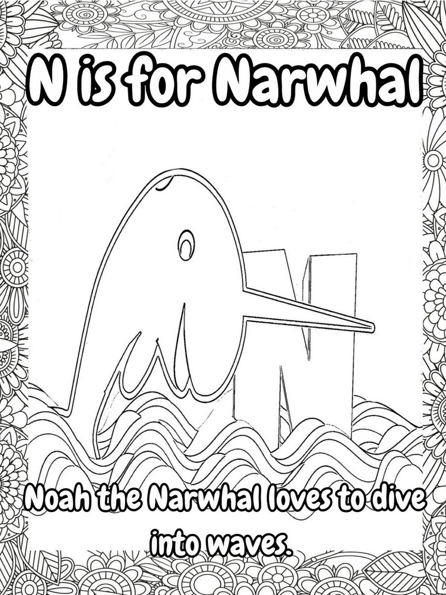 Fun Learning ABCs with Animal Names: Coloring Book for Toddlers-Easy Alphabet Letters and Animal Facts product image (8)