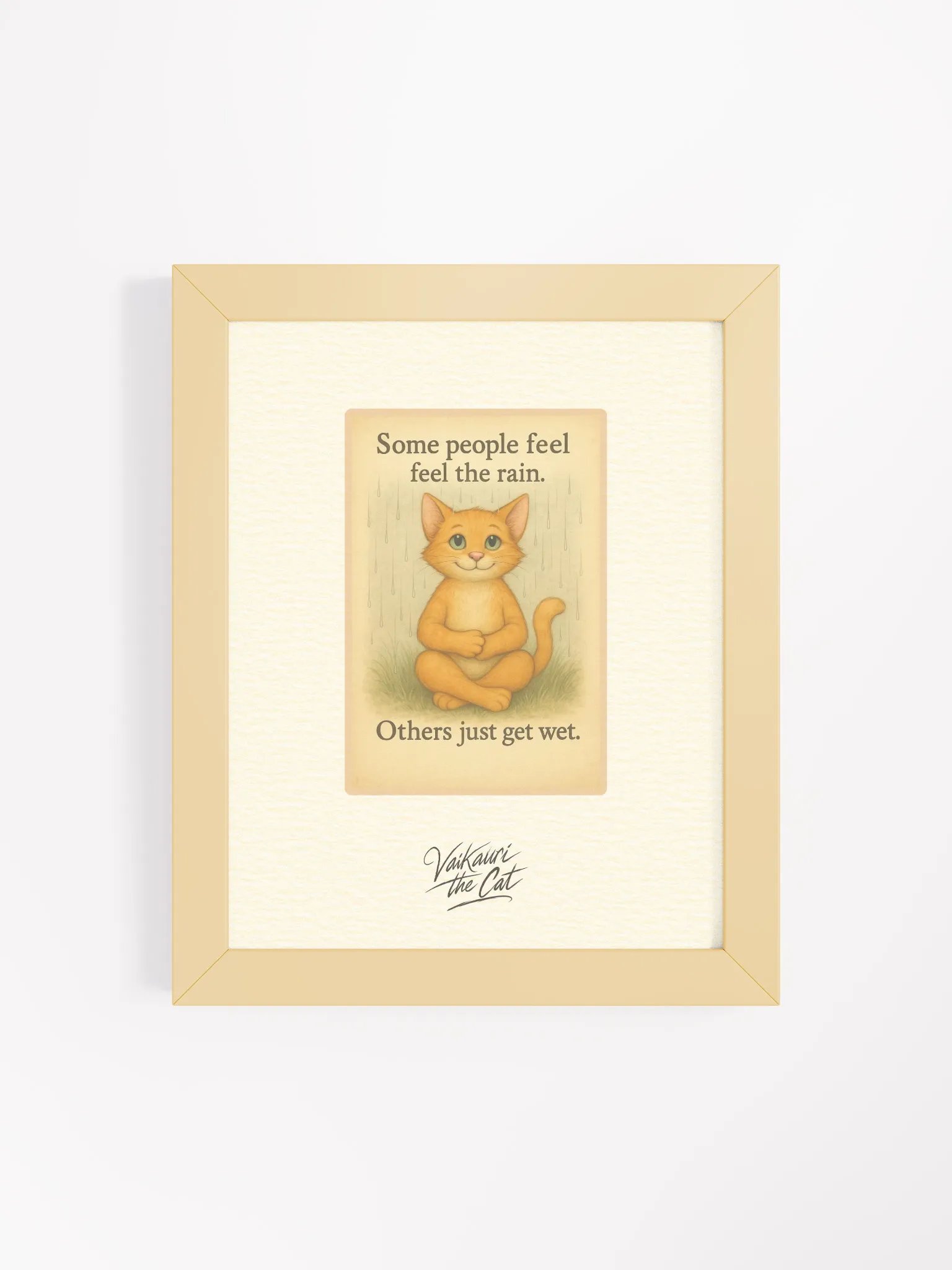 Vaikauri the Cat Wisdom Artprint product image (8)