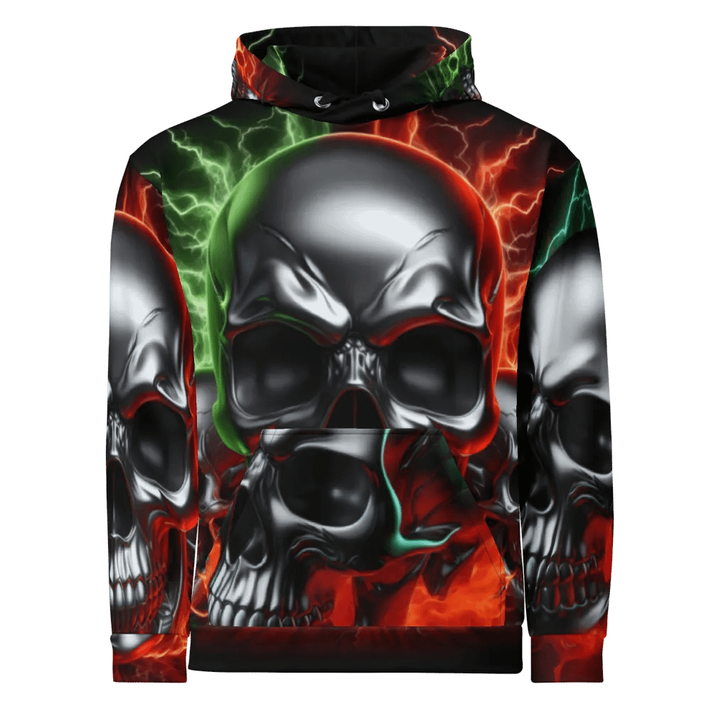 Metallic Skulls - Unisex Skull Hoodie #16 product image (1)