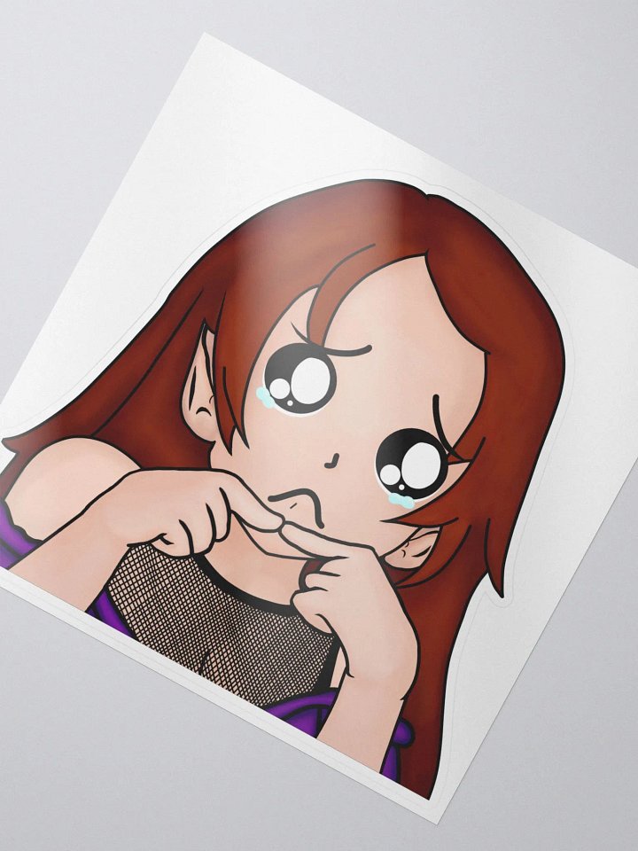 Fiery Pleading Sticker product image (2)