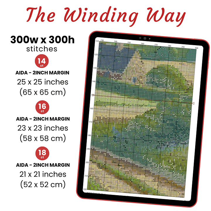 The Winding Way Cross Stitch Pattern product image (2)