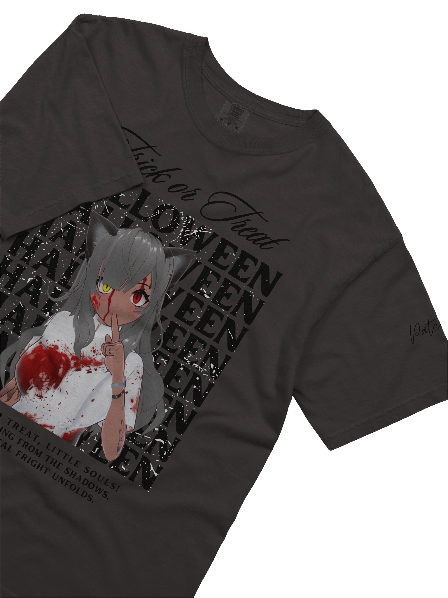 Midnight Black Halloween Comfort Tee product image (25)