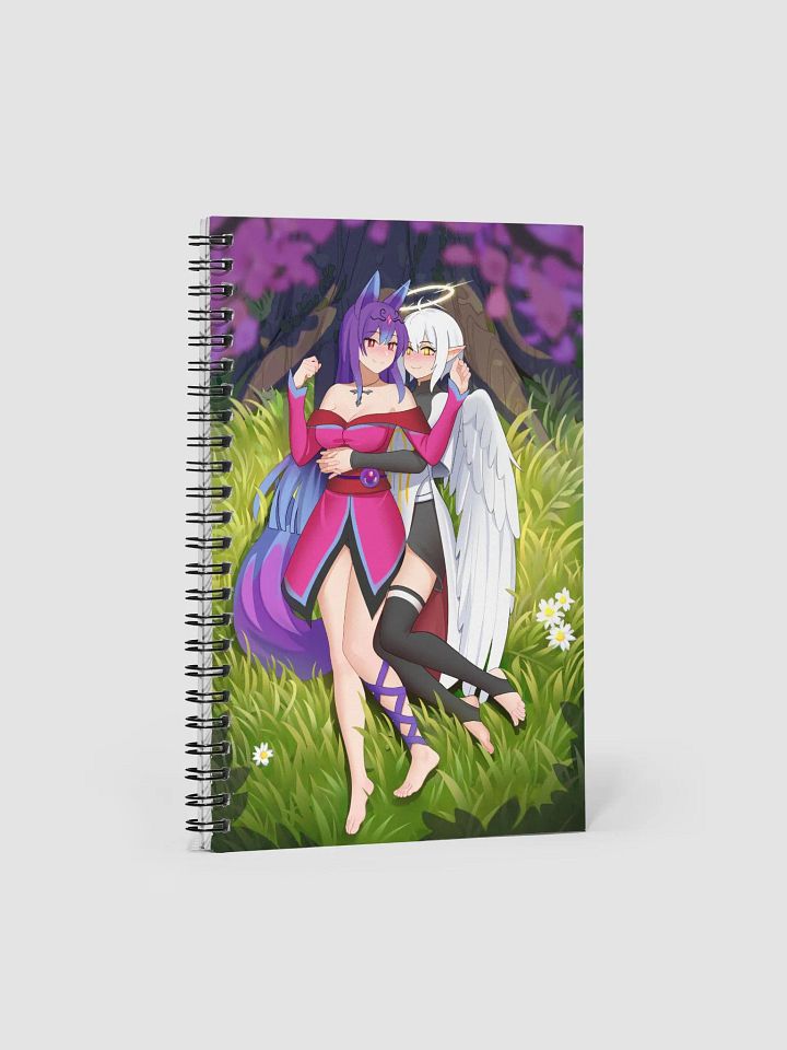 Cuddles under the Cherry Blossom notebook product image (1)