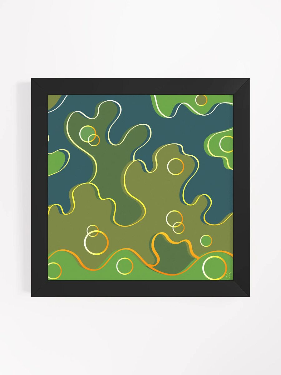 Fluid Motion Framed Art Poster - Abstract Landscape No. 5 product image (13)