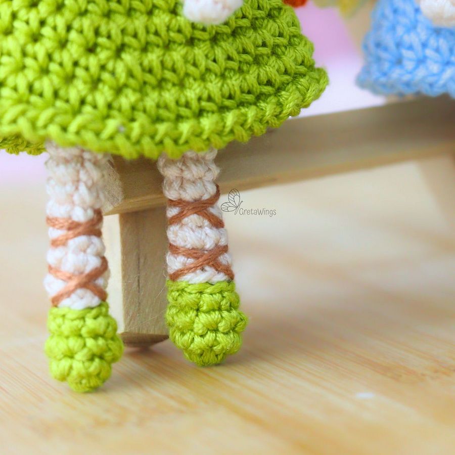 Amigurumi Pattern: Forest Magic Elf Elyndra & Lunithiel- Crochet Amigurumis Doll Pattern (digital download) product image (5)