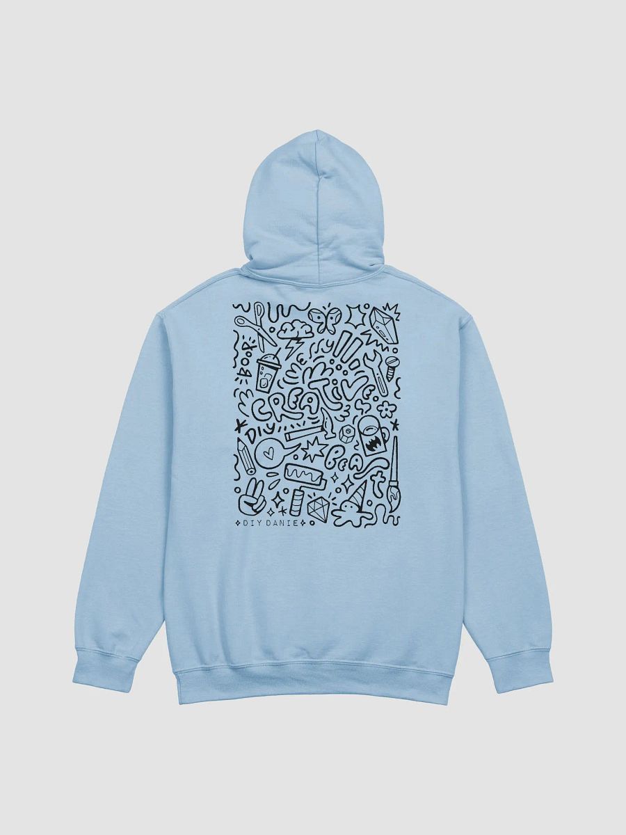CREATIVE CHAOS HOODIE - Black txt product image (3)
