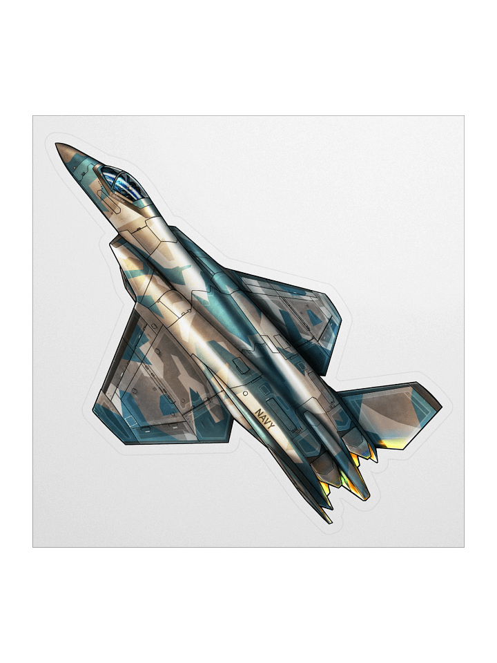 Ifrit - Navy Splinter (5.5 inch Sticker) product image (1)