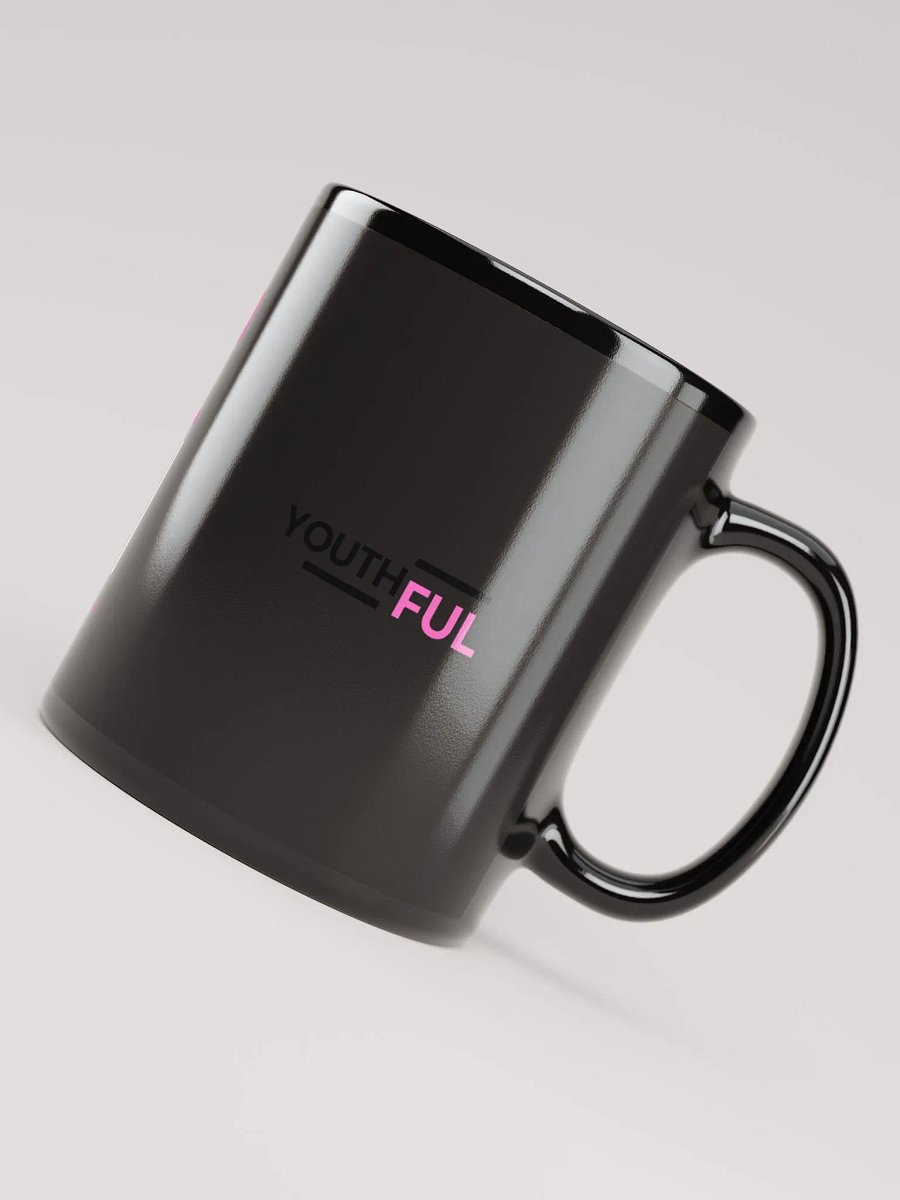 YHFL Black Glossy Mug product image (10)