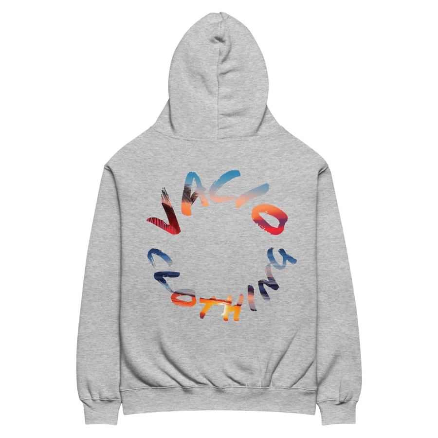 VACIO Circular Sunset Logo Premium Relaxed Fit Hoodie product image (4)