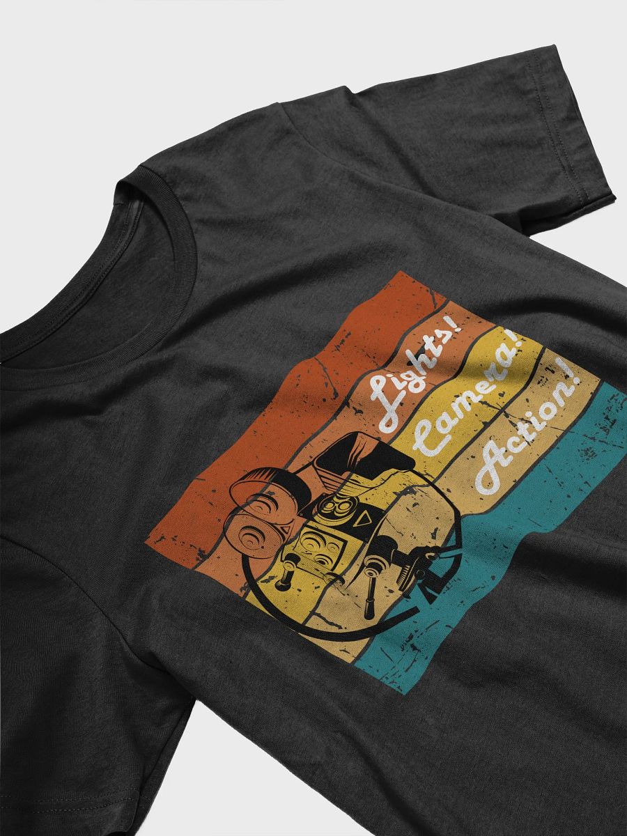 Retro Lights! Camera! Action! Film T-Shirt product image (13)