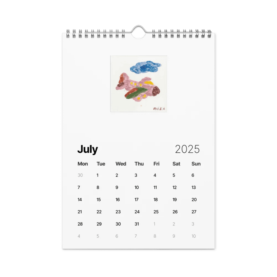 Kid Airplane (Wall Calendar 2025) product image (7)