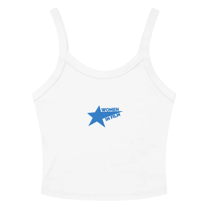 WIF STAR Blue Embroidered Tank product image (2)