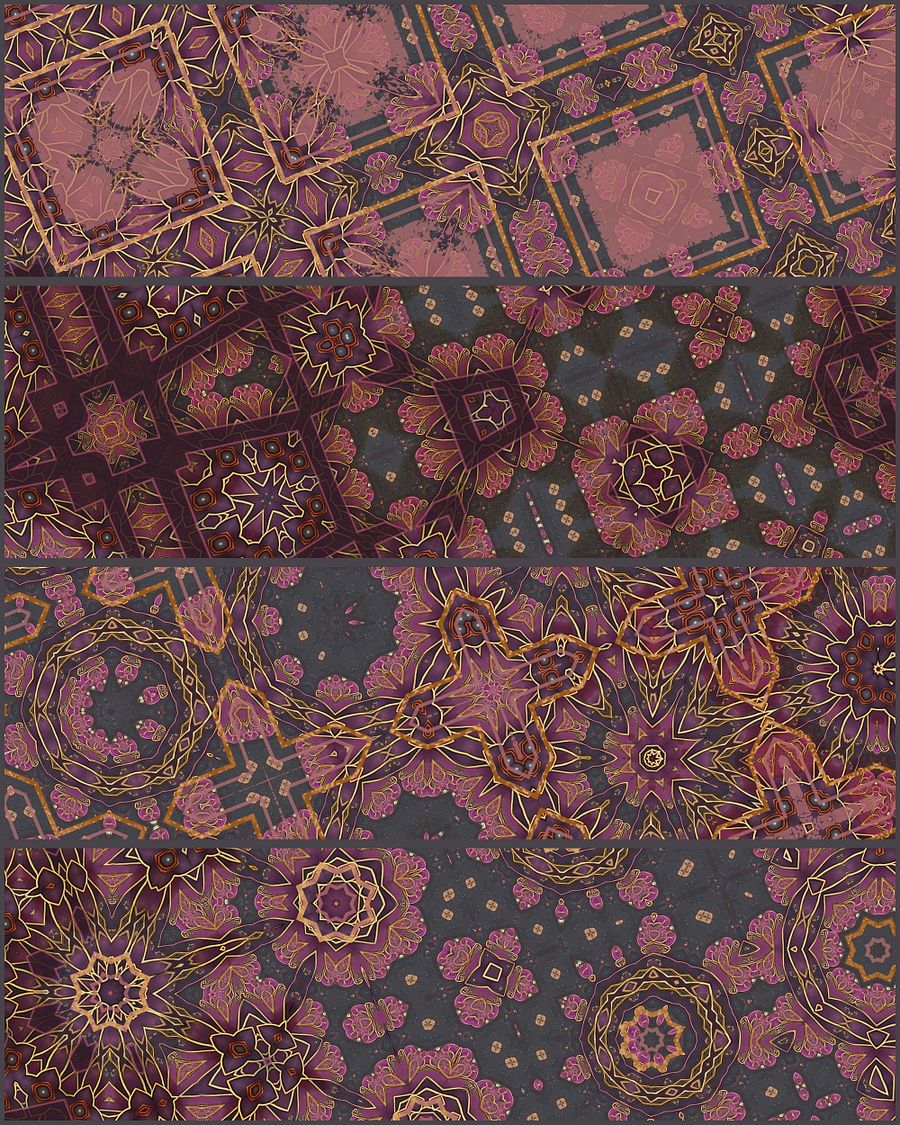 Pink Starflower Digital Paper Pack product image (4)