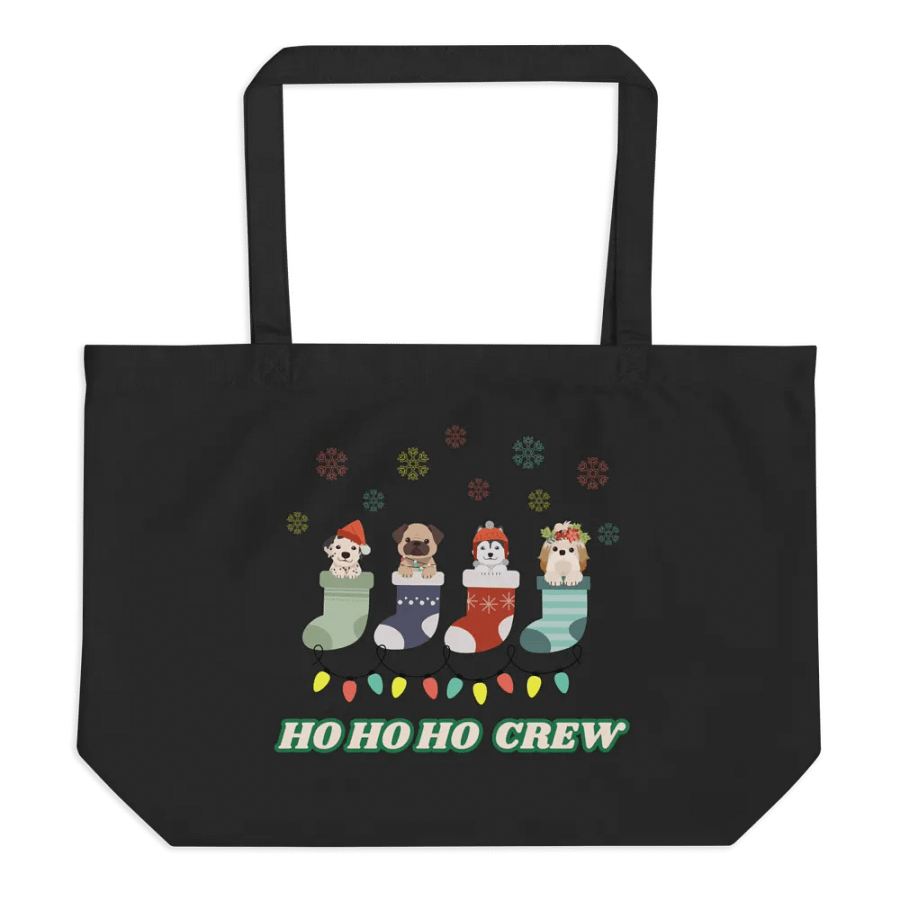 Christmas Paws Organic Tote product image (1)