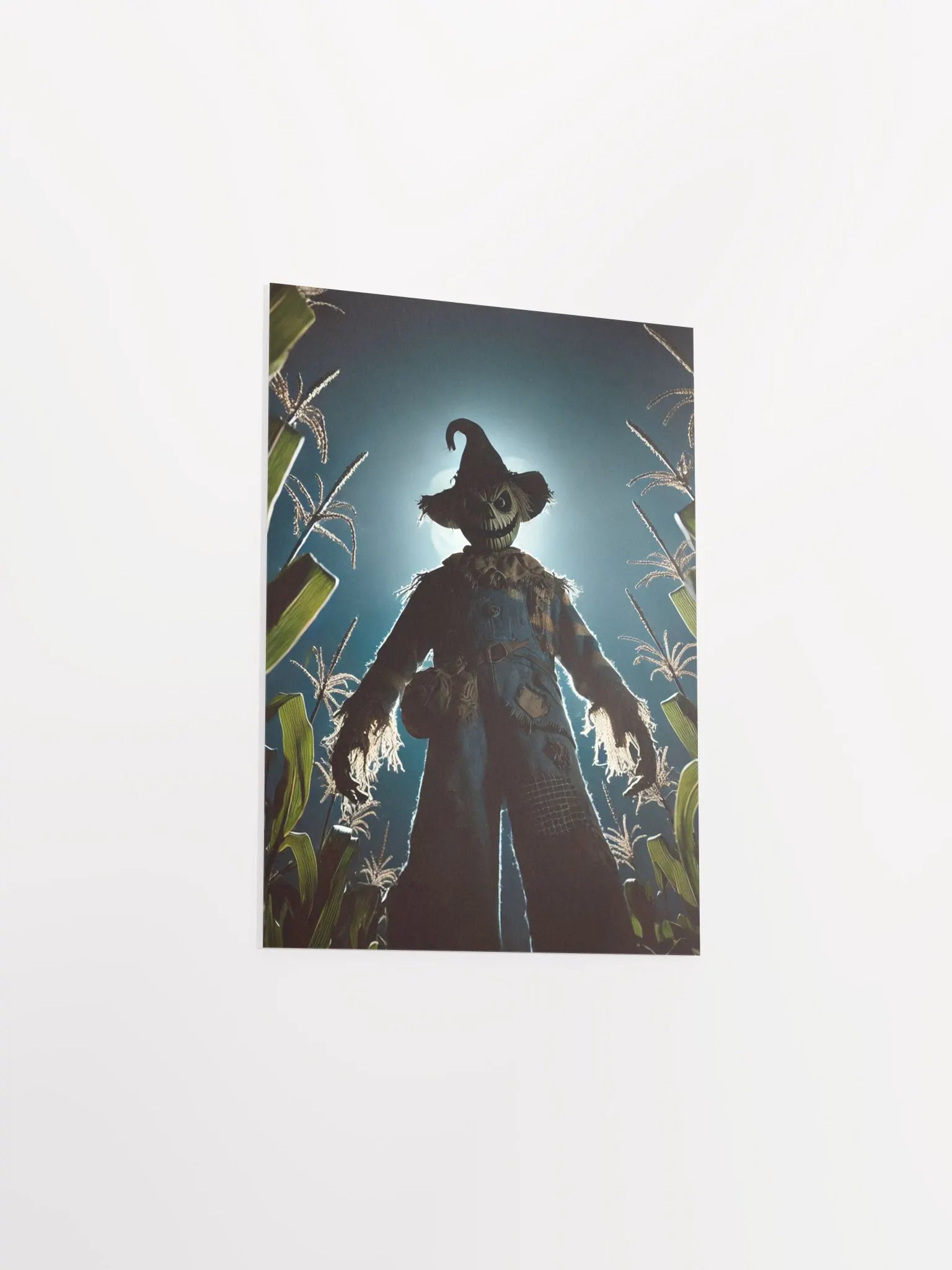Scary Halloween Scarecrow Night Premium Poster product image (25)