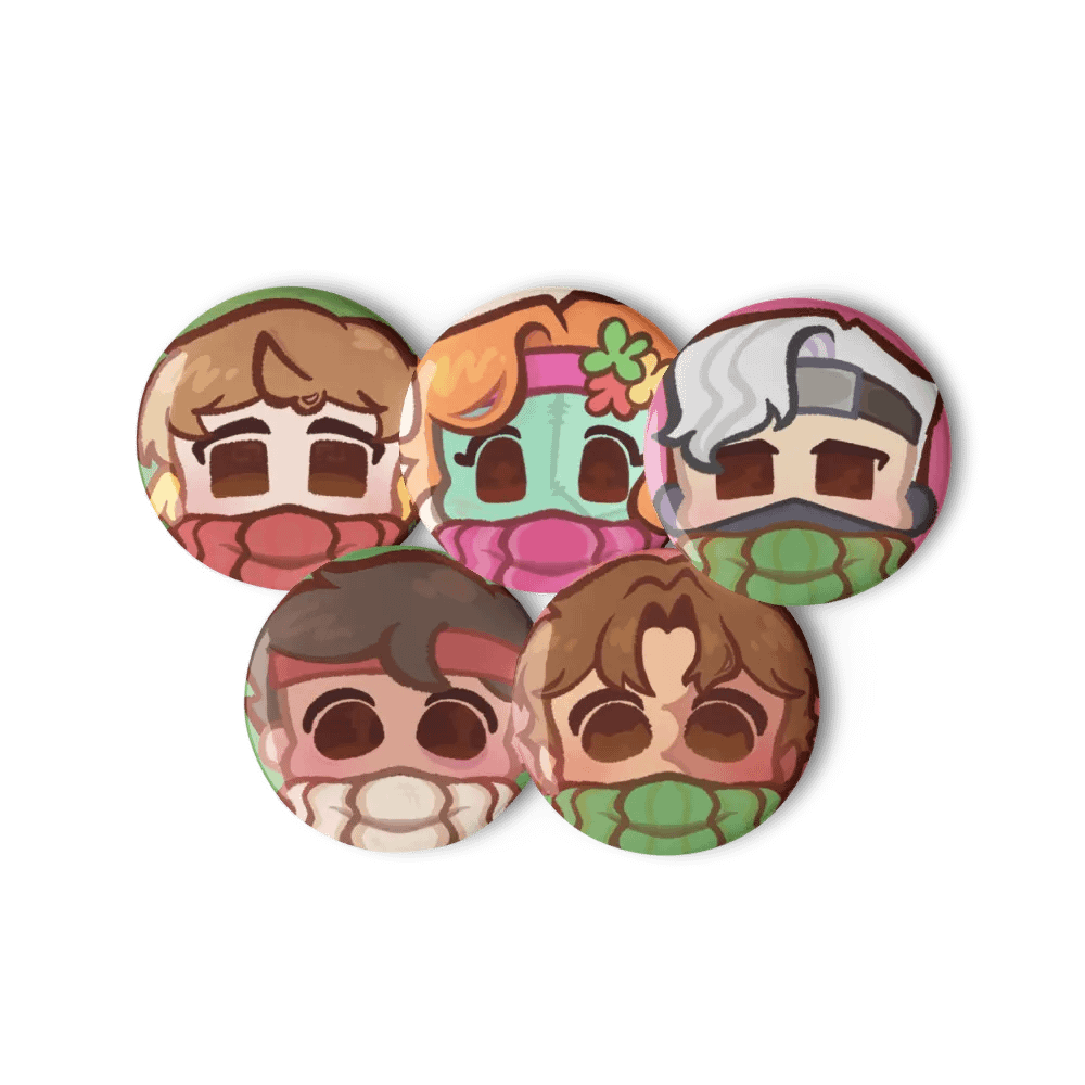 Clockers & Roomies - Life series Buttons product image (2)