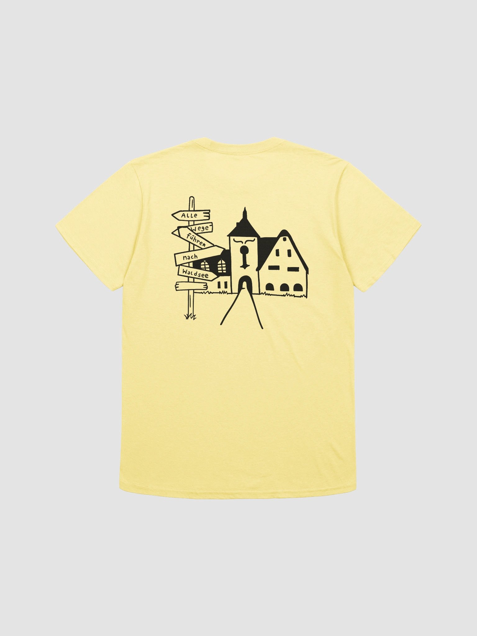 Alle Wege führen nach Waldsee Adult T-Shirt (multiple colors) product image (42)