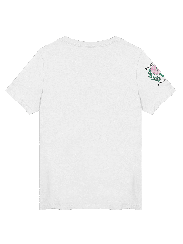 Checkered Pickleball Paddles Women's V-Neck Tee product image (2)