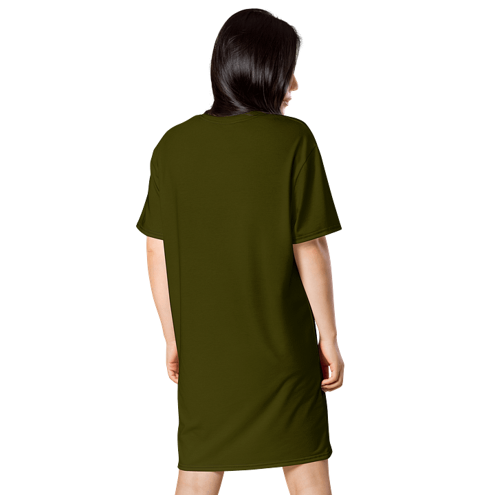 Oversized T-Shirt Dress - Rich Karaka, Sizes 2XS-6XL product image (2)