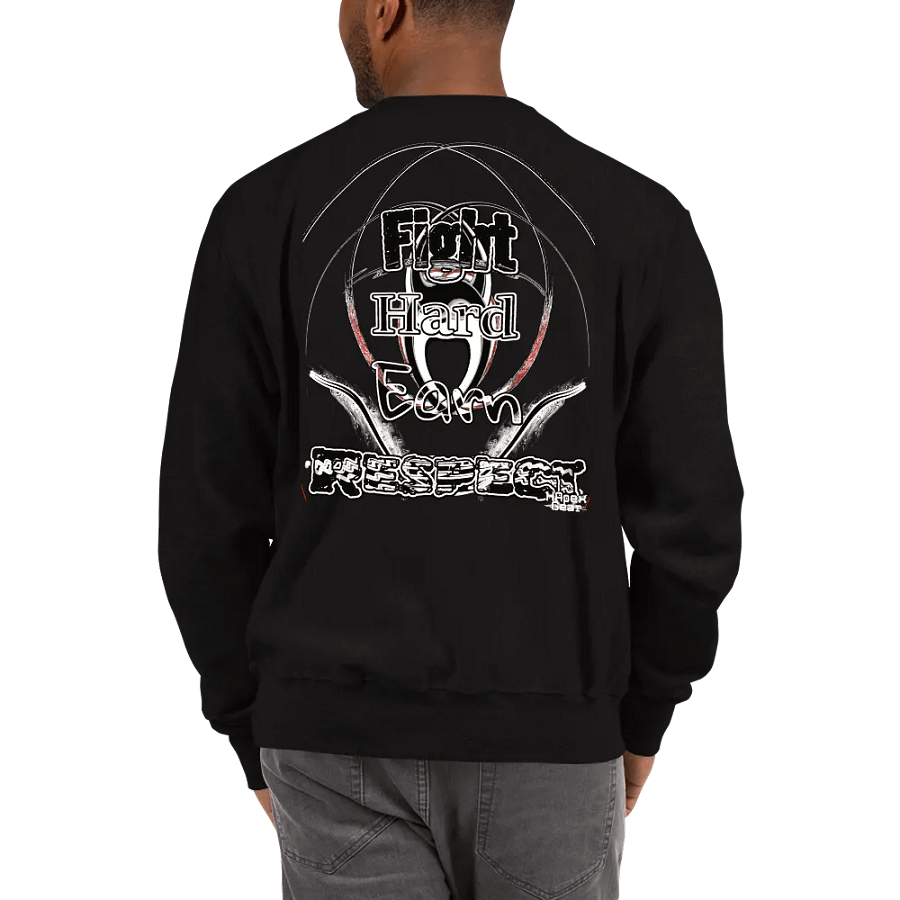 Fight Hard Earn Respect - Embroidered - Crewneck Sweatshirt product image (1)