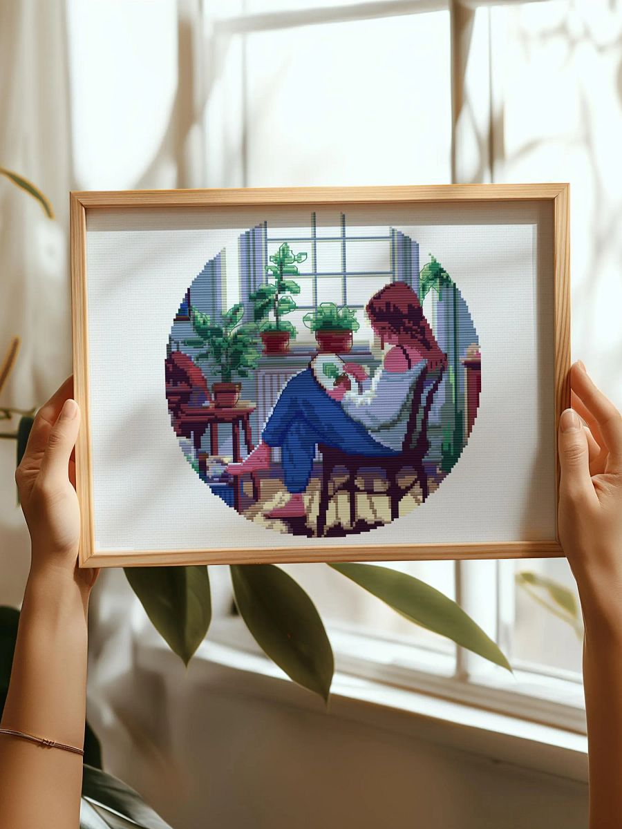 Cosy Girl Cross Stitching product image (6)