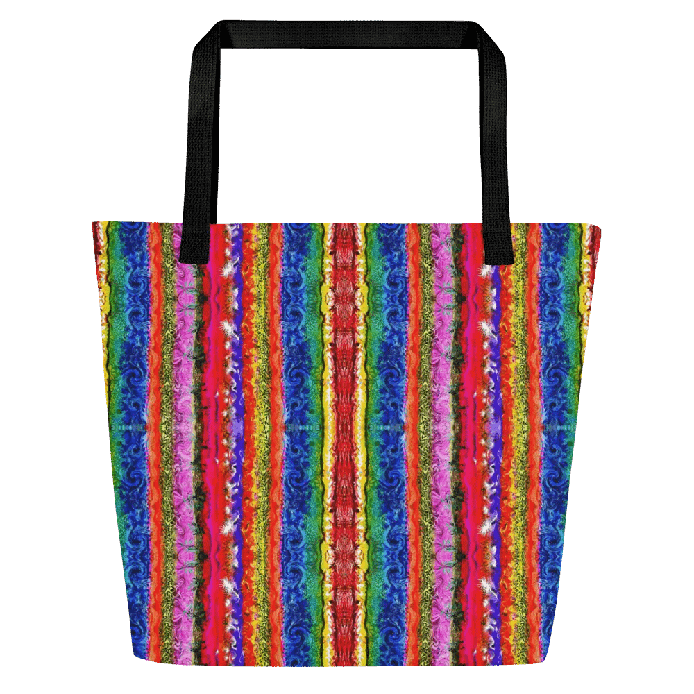 Boho colorful Stripes Tote Bag product image (2)