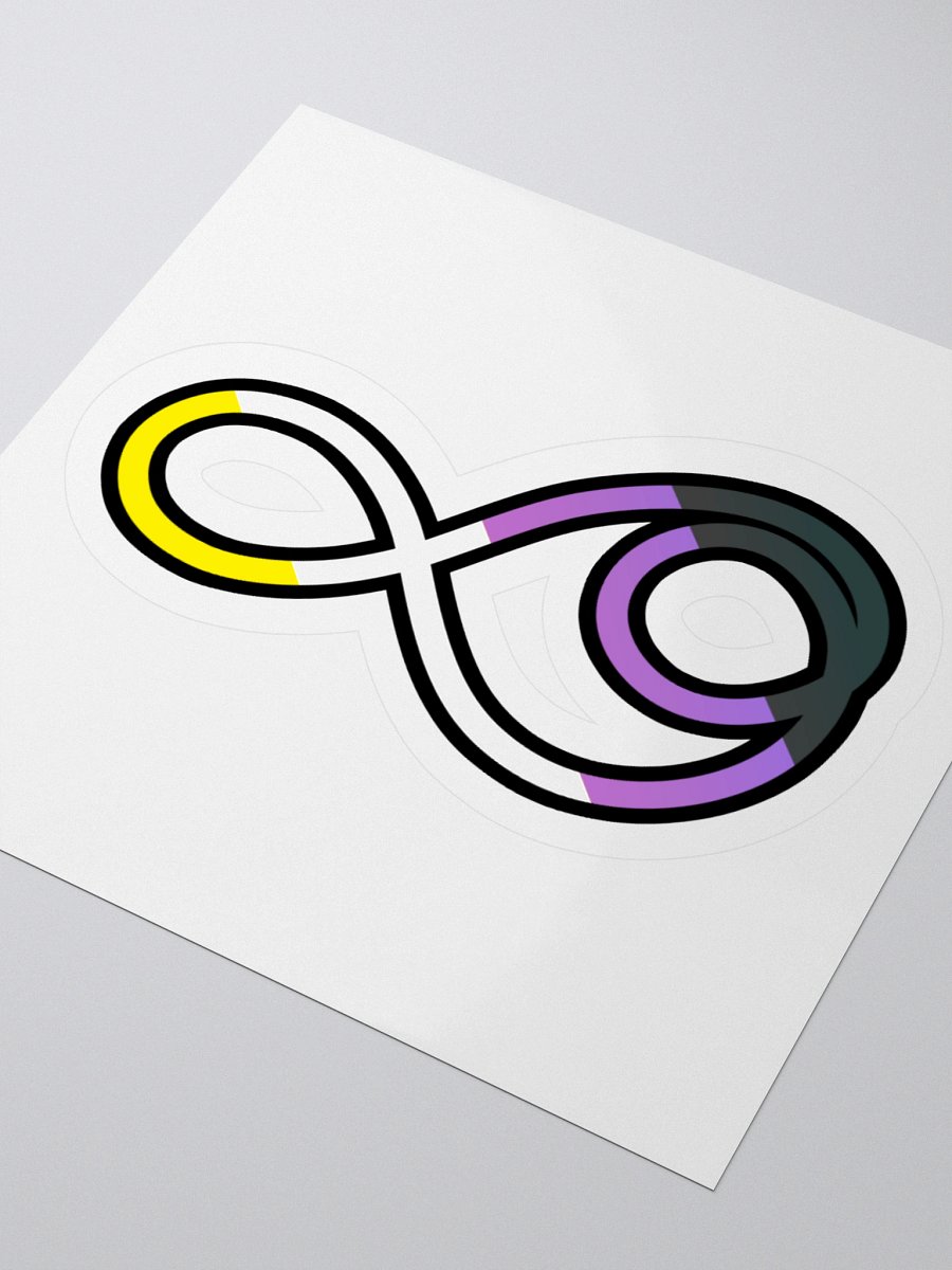 Treble Clef (Non-Binary) - Kiss Cut Sticker product image (9)