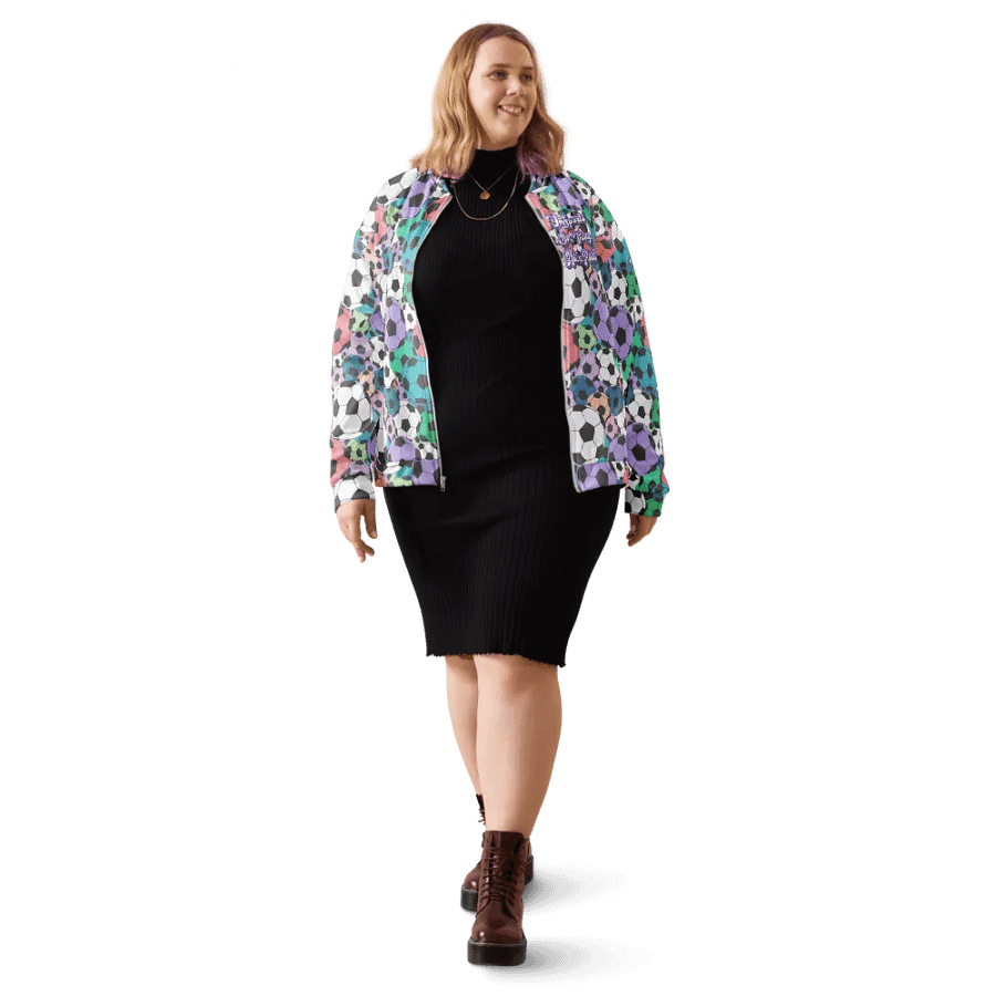 Yay Sports Soccer Football All Over Print Bomber Jacket product image (2)