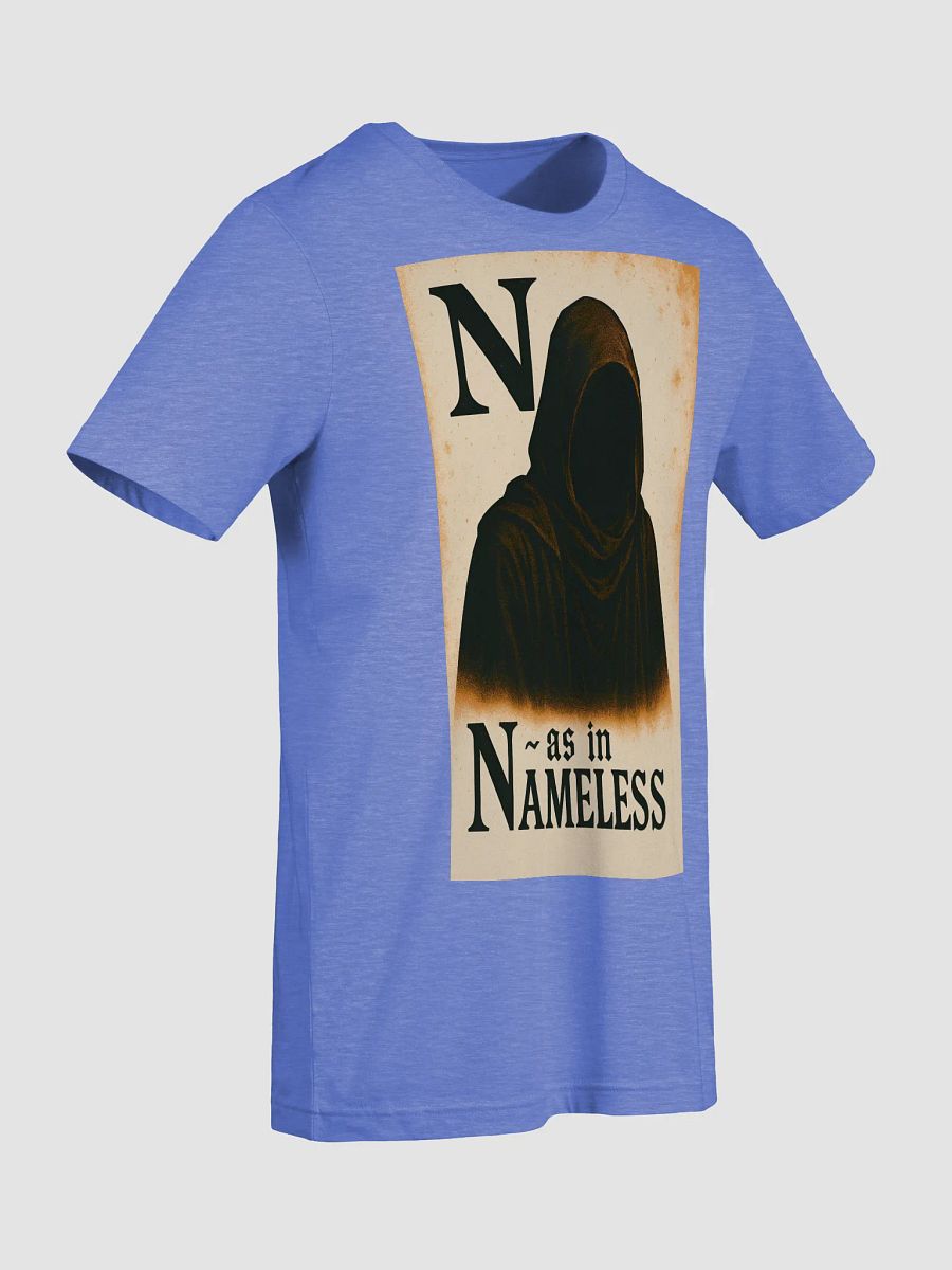 N as in nameless t-shirt product image (81)