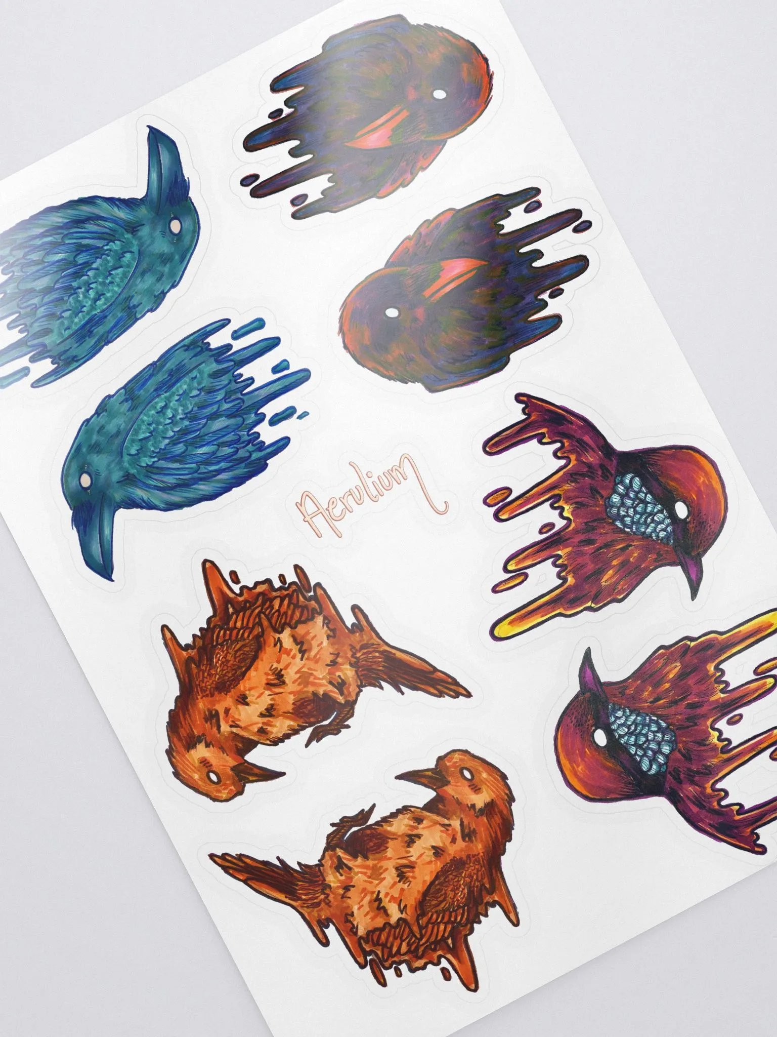 Gloopy Birb Sticker Pack product image (4)