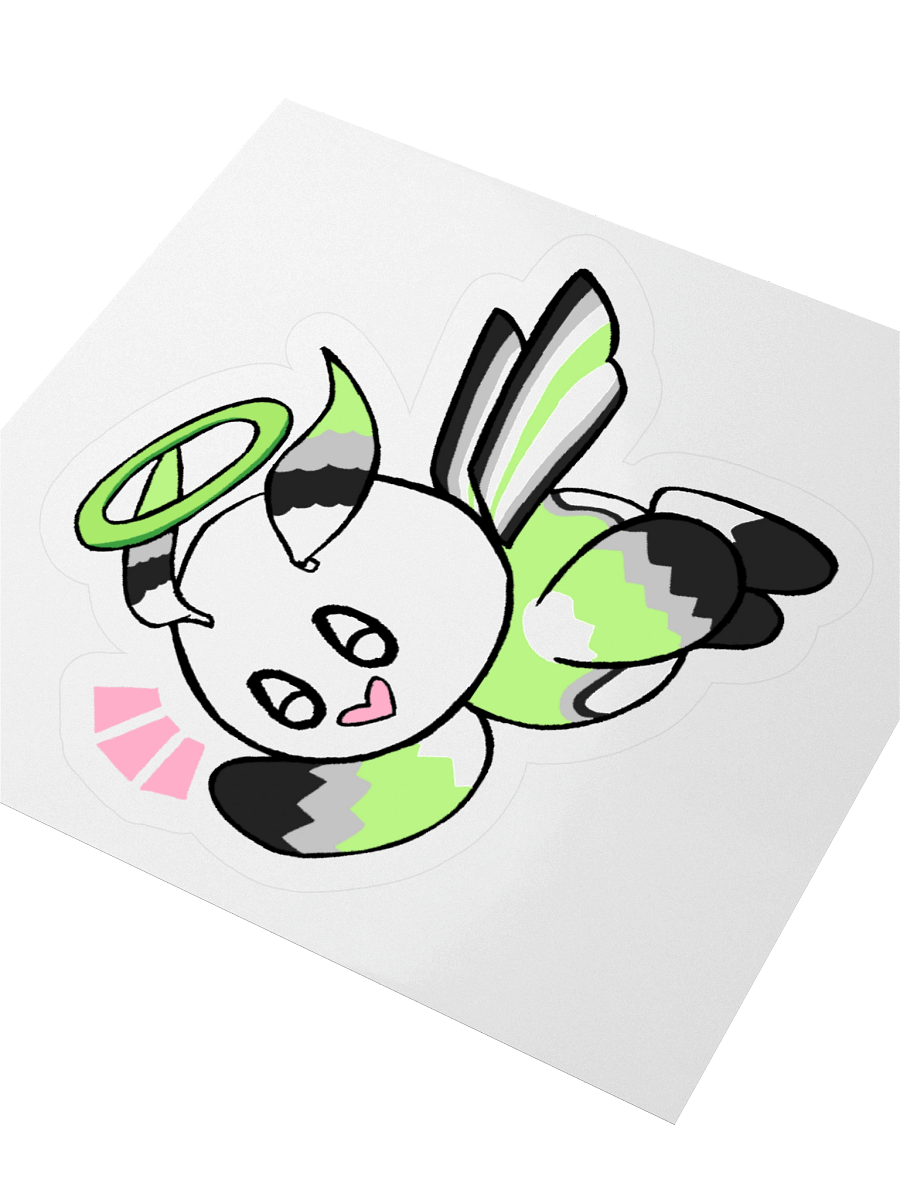 Agender Chao 3" Sticker product image (3)